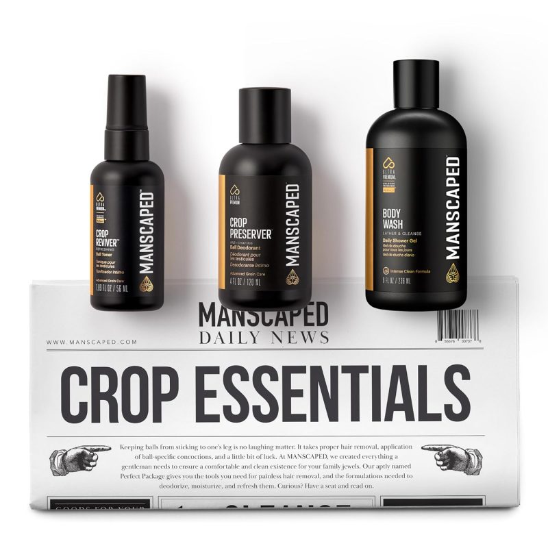 MANSCAPED Crop Essentials Male Care Hygiene Bundle